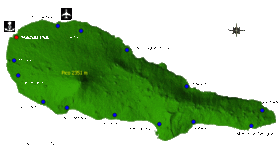 Karte der Ilha do Pico Açores